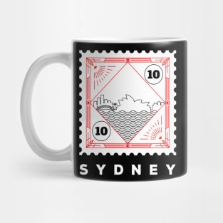 Sydney Stamp Design Mug